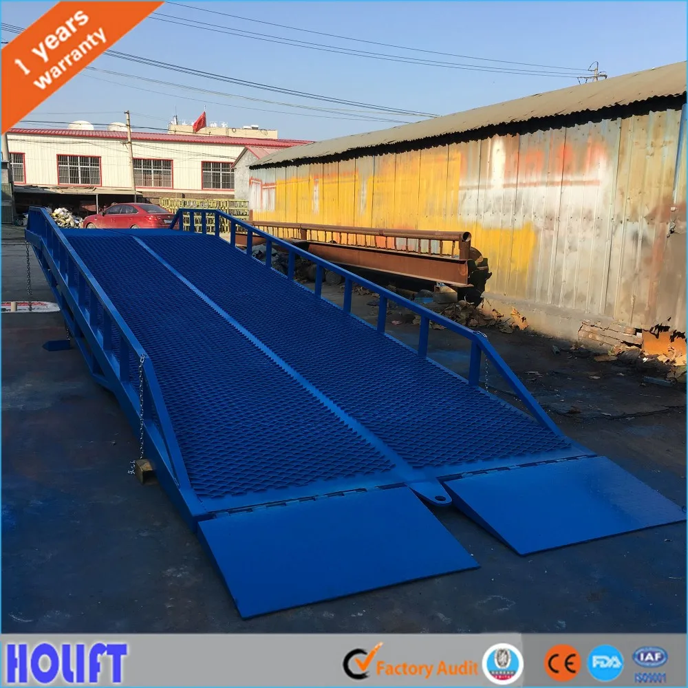 2021 Container loading hydraulic mobile yard ramp price