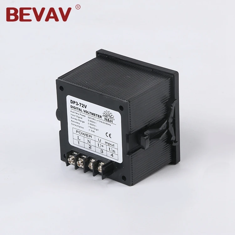 BEVAV A+ quality single phase AC voltage Meter, digital voltmeter