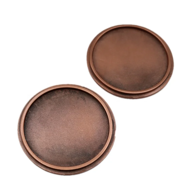 High Quality engrave logo metal copper Aromatherapy lid candle lid