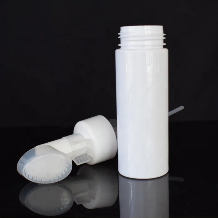 pet facial cleanser foam bottle mousse bottle Cleansing brush bottle from factory 100ml 120mnl 150ml 180ml 200ml