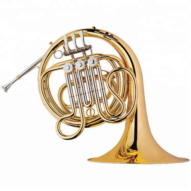 Hot Sale Yellow Brass French Horn F Small French Horn