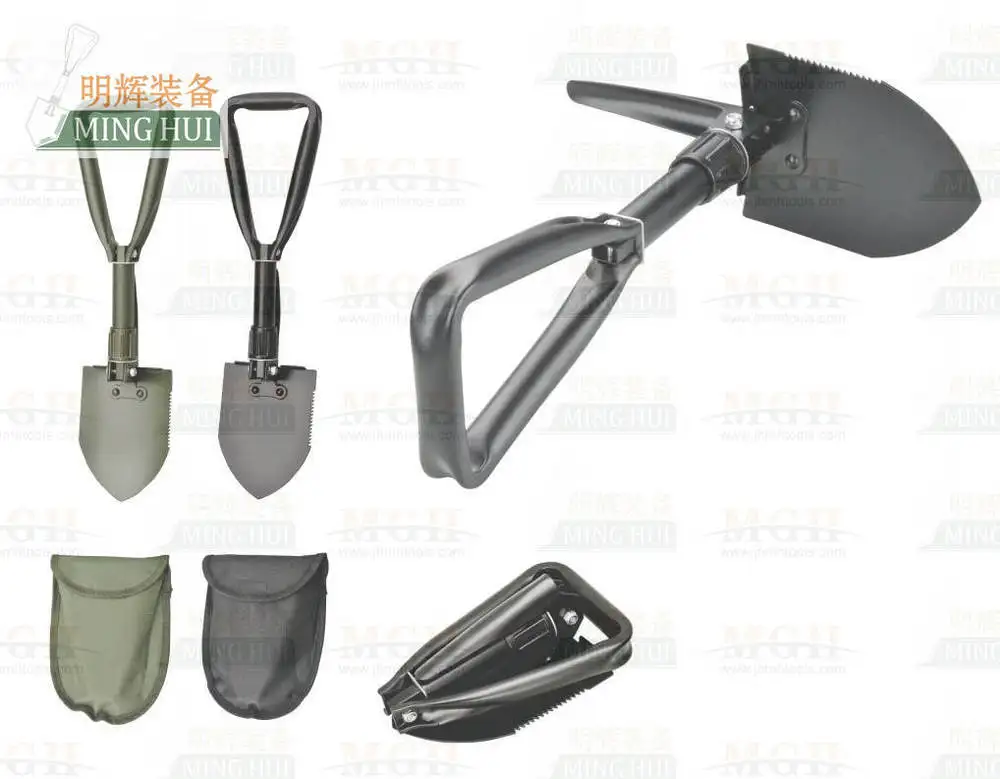
camping folding shovel set 