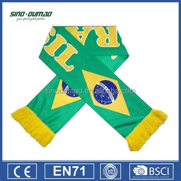 Акриловые узоры Спортивные болельщики Шарф