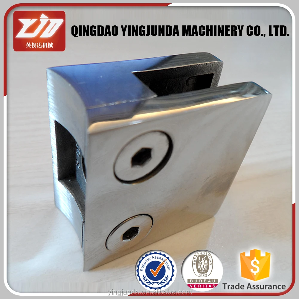 glass fitting accessories glass holding clips stainless steel glass clamp supplier
