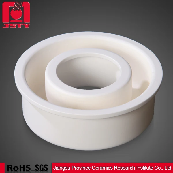 Высокая температура огнеупорной глинозема керамический тигель в печи