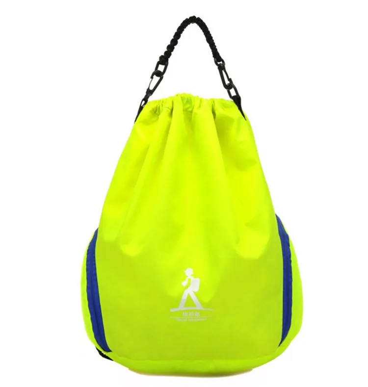 
Cheap Custom Ecofriendly Washable Nylon Basketball Backpack Sport Gym Sack Drawstring Bag For Promotional 