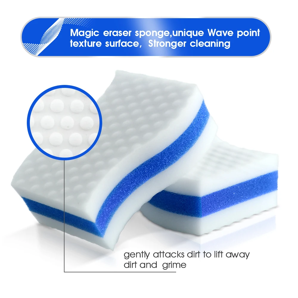 Masthome 20 Pack Multi-Purpose magic Cleaning Sponge for Kitchen, Bathroom, Floor, Baseboard, Shoes