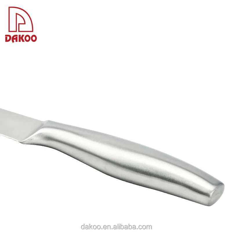 Pro Manufacturer Customized Knives Meat Fruit And Vegetable Carving Slicing Knife Hollow Handle 8 Inch Carving Knife