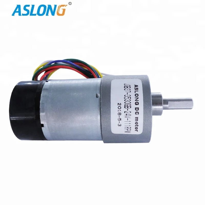 JGB37-3530GB Mini DC Gear Electric Motor With Encoder and Cover  dc gear motor 37mm eccentric shaft output for diy