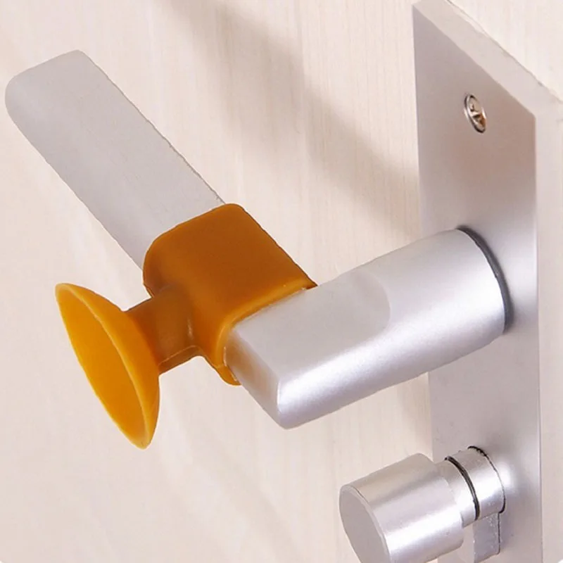 Hot Selling Factory Wholesale Eco-Friendly Soft Silicone Doorknob Draft Door Stopper