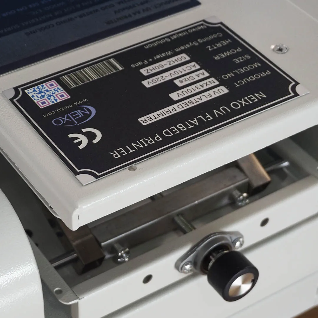 
Neixo A4 UV printer for printing on aluminium sheet 