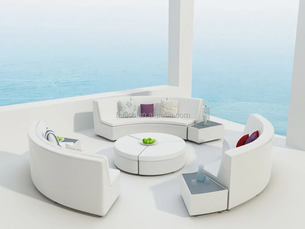 Rattan Semi-circle sofa Rattan furniture