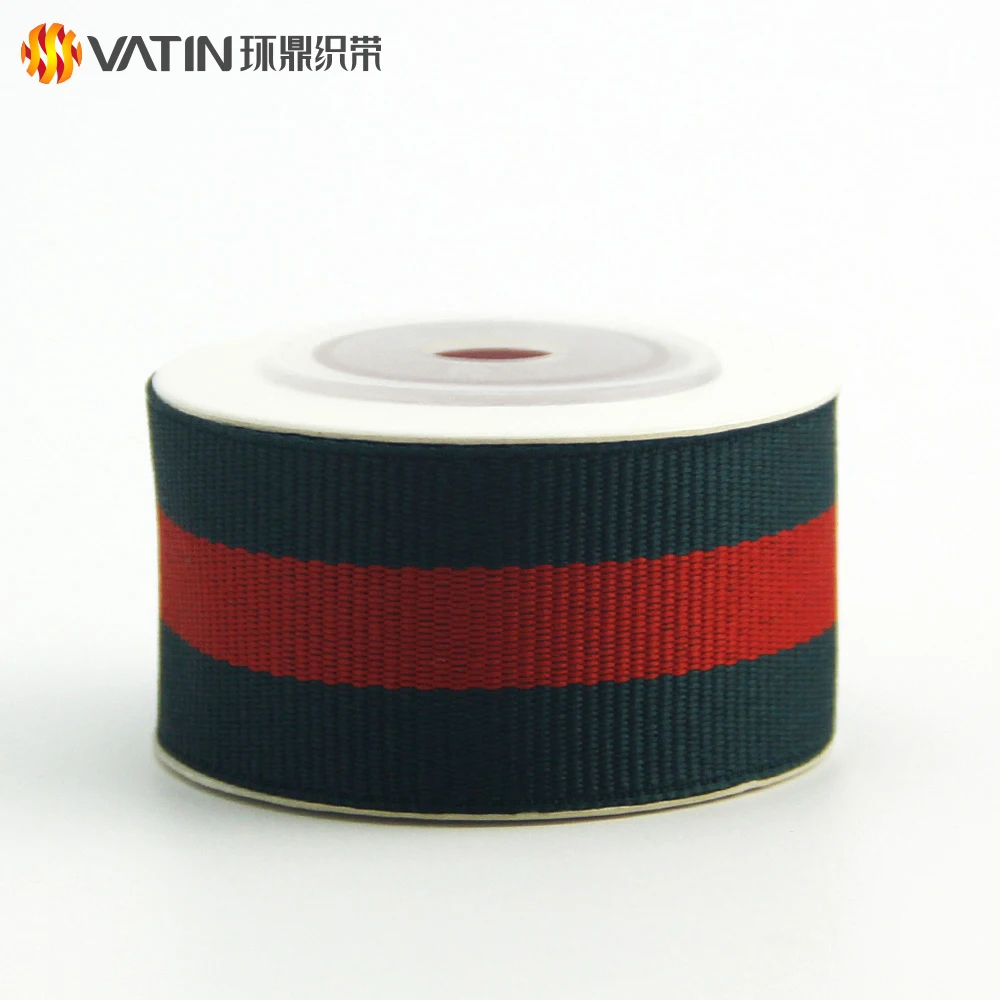 Special Design Country Flag Stripe French Woven Grosgrain Ribbon