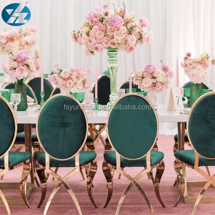 Hot sale cheap price velvet fabric wedding chair