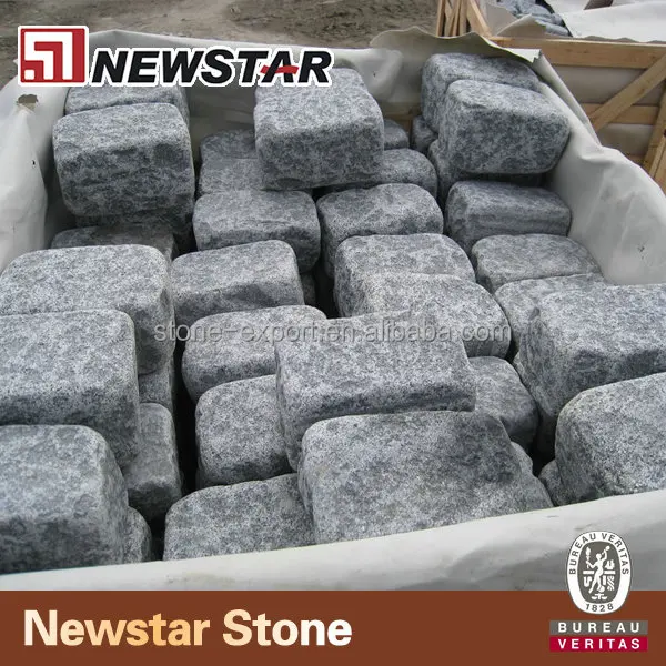 Driveway granite cobblestone