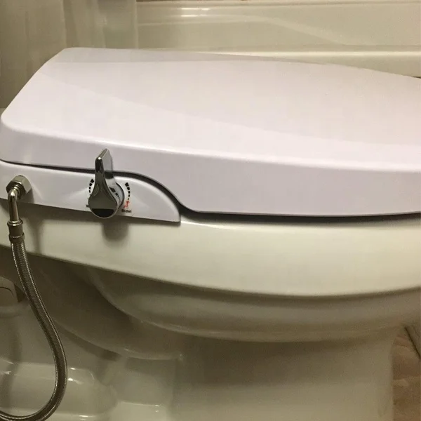 Сиденье для унитаза с двумя самоочищающимися насадками, сиденье для унитаза с биде для пресной воды, сиденье для унитаза с биде A5