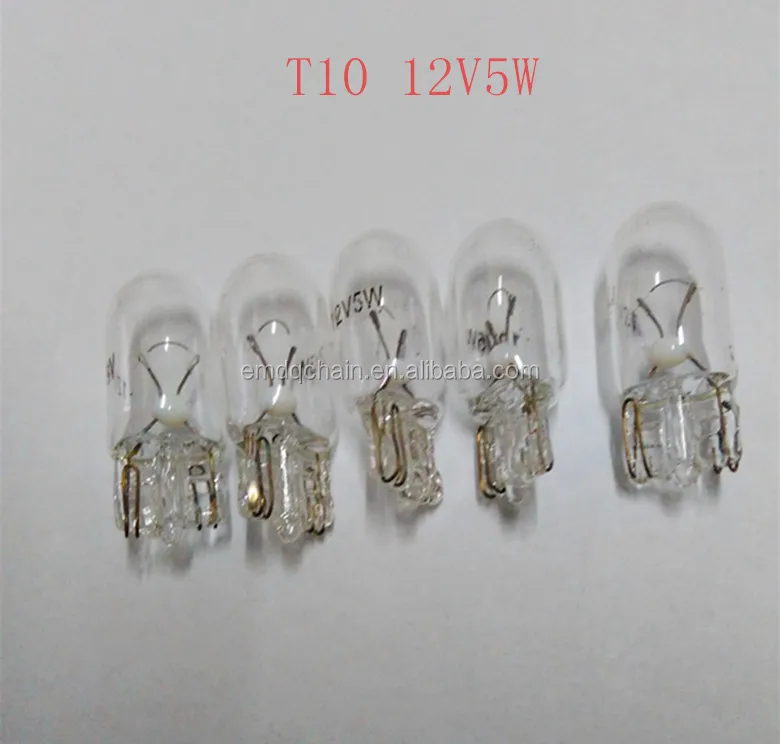 
Auto Lamp Light Bulb T10 12V5W Energy-saving Halogen Bulb 