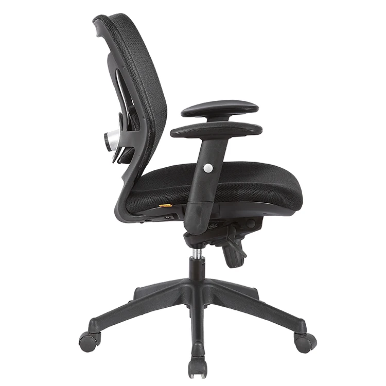 Kabel Mid Back Adjust Height Armrest Nylon Base Computer Mesh Office Chair