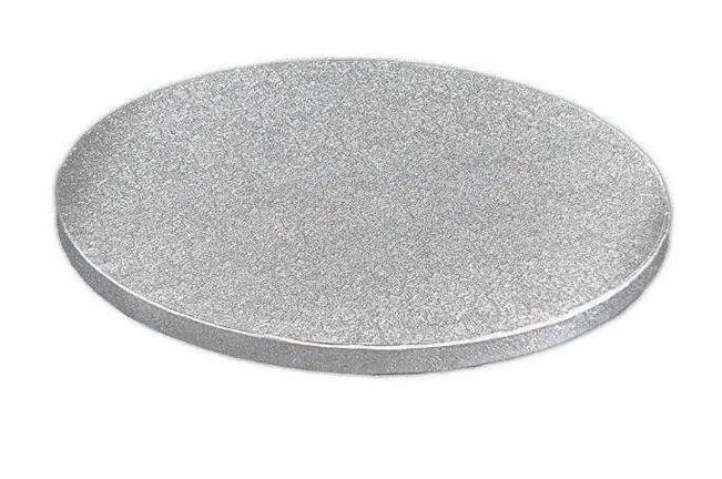 Тисненая алюминиевая фольга, Серебряный толстый барабан для торта, доска из золотой фольги