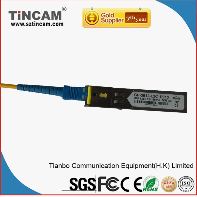 Китай поставщика huawei совместимость одиночный режим 4 порт 40 км sfp трансивер