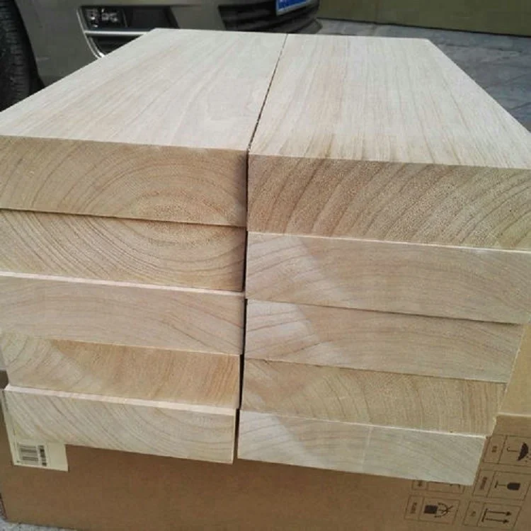 
pao tong wood material paulownia finger jonted wood for furniture and 