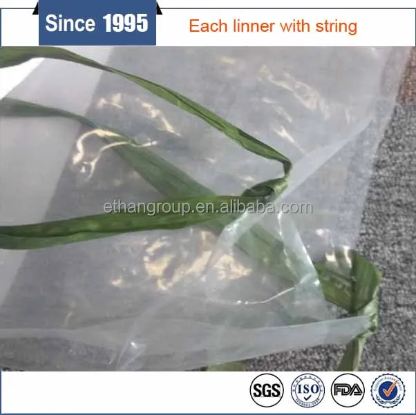 Triple layered crop storage bag consisting of two separate inner hermetic polyethylene liner bags and an outer woven polypropyle