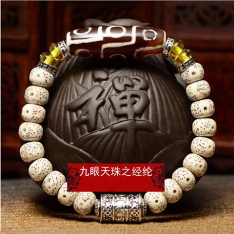 European Popular Buddhist Jewelry Natural Bodhi Seed Bead Bracelet For men Bracelet