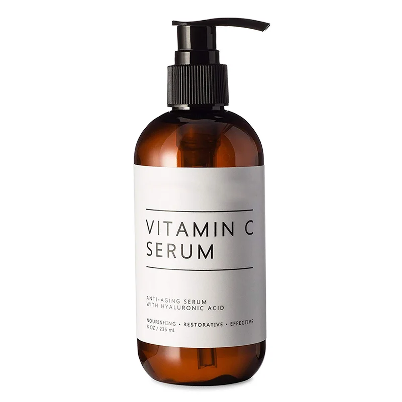 Private Label Skin Care Anti Wrinkle Hyaluronic Acid Whitening Face Serum Pure Vitamin C Serum