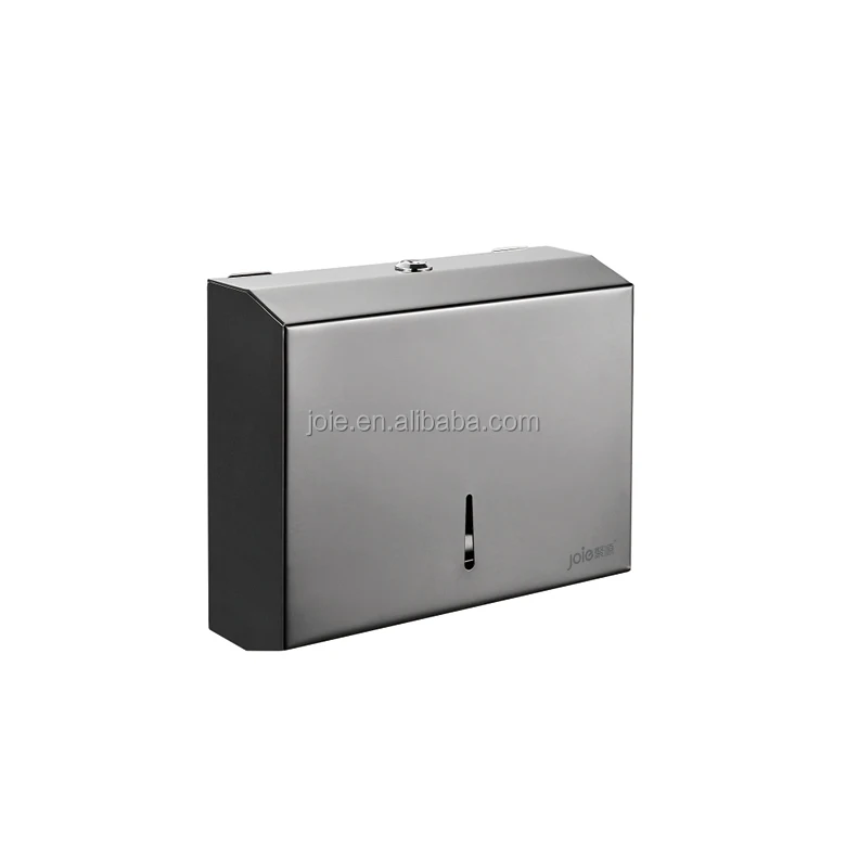 Wholesale public toilet stainless A4 paper towel holder wall mounted
