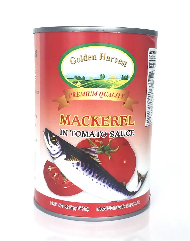 
In Tomato Sauce Canned Fish Canned Mackerels 
