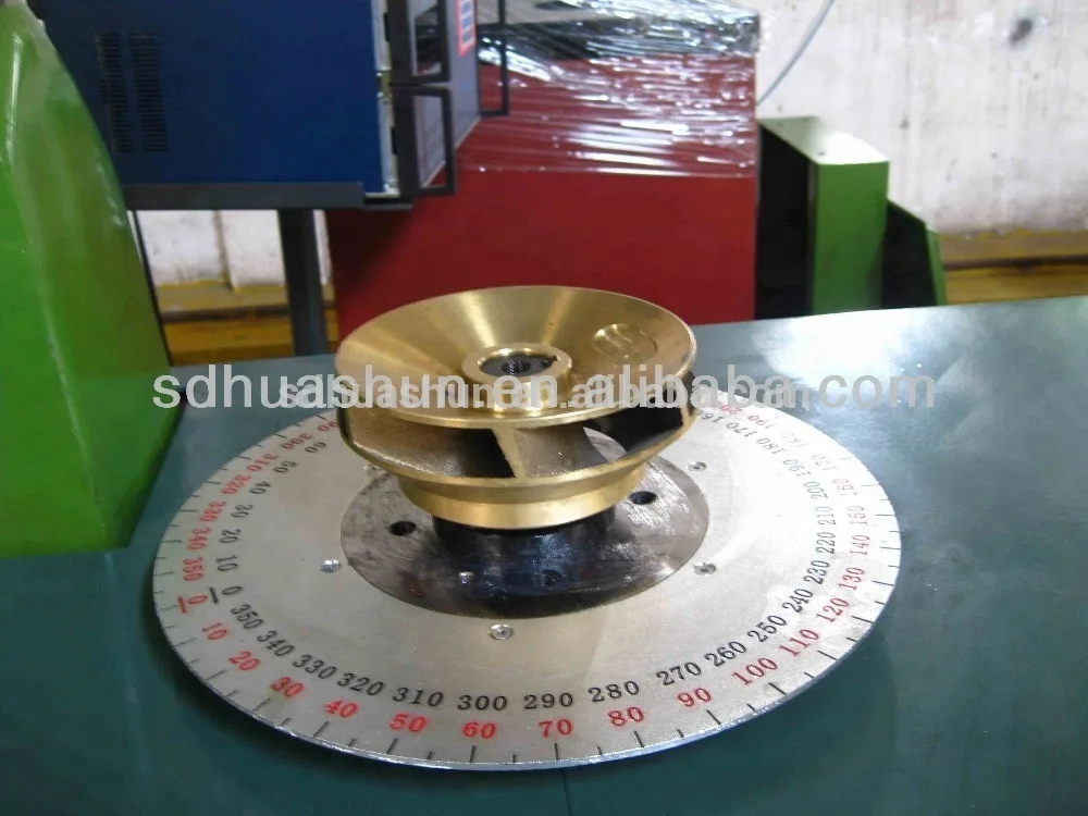 
HUASHUN hot sale vertical pulley balancing machine 