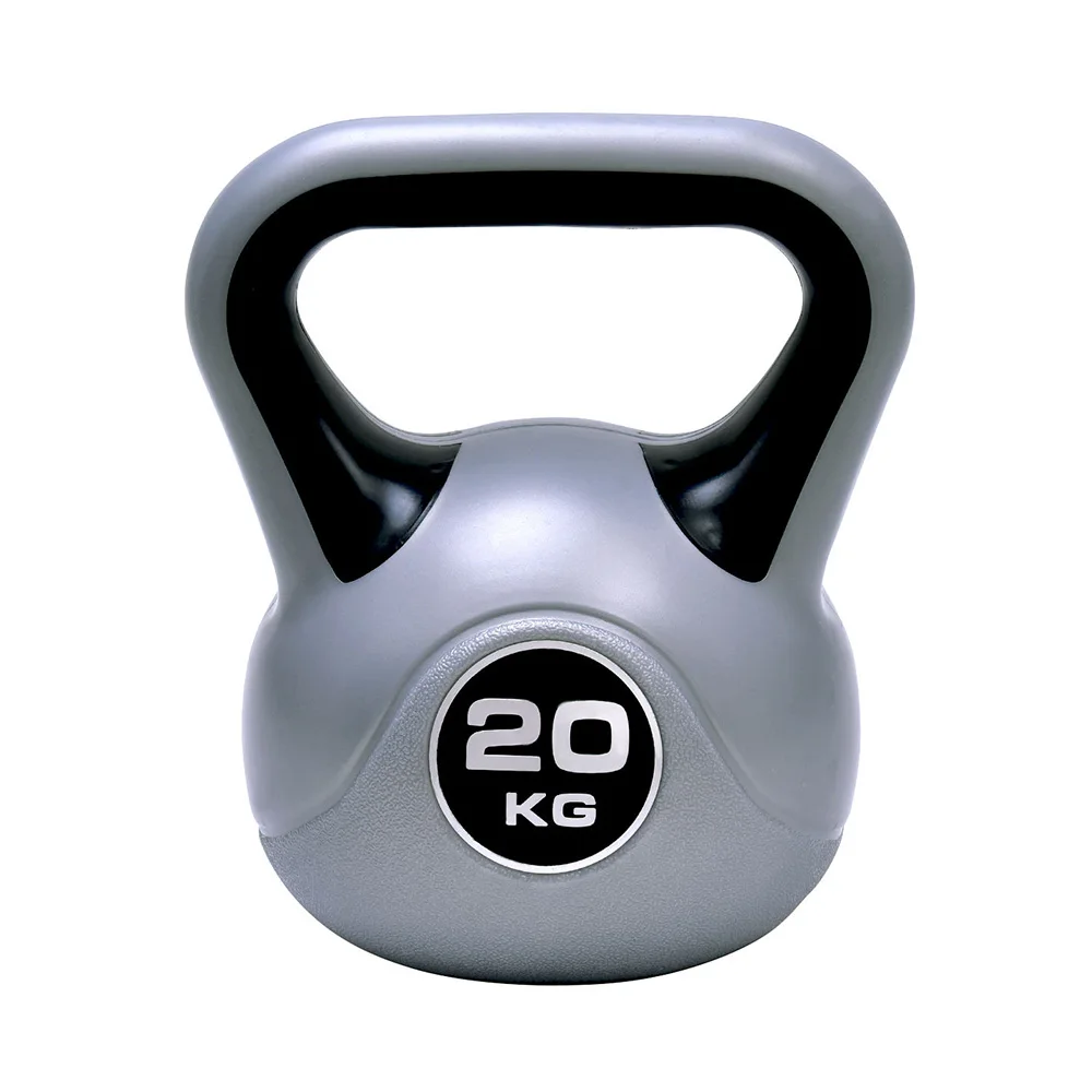 
Ergonomic Tone Fitness Plastic Kettlebell with Iron Sand Insert 