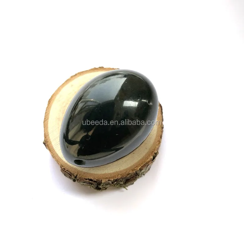 Wholesale safe vaginal strength black obsidian crystal egg