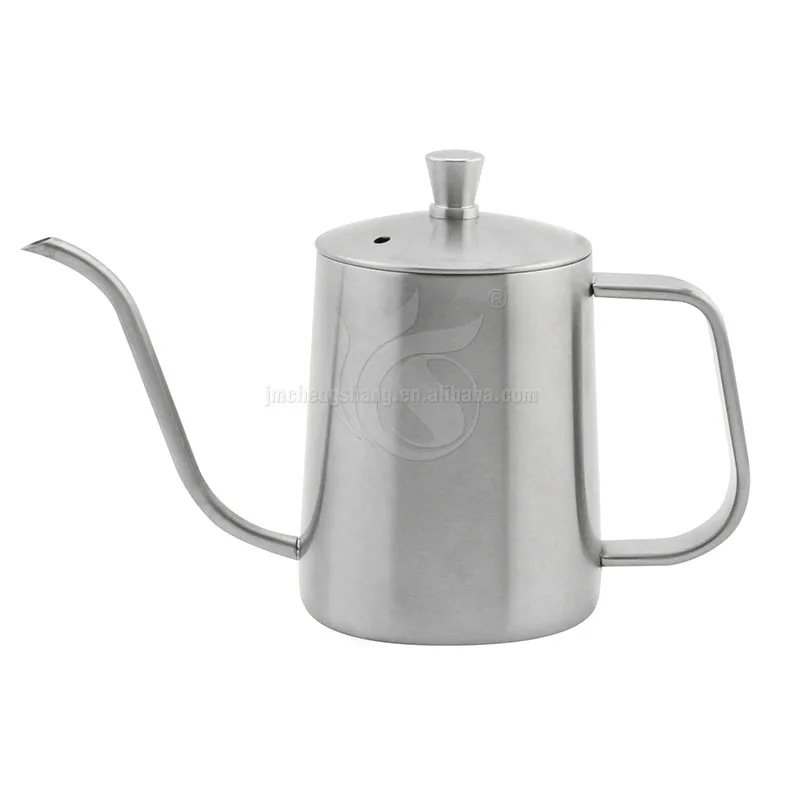Long Spout Pour Over Coffee Tea Kettle Coffee Pot Rose Gold Stainless Steel Gooseneck Coffee Drip Pot