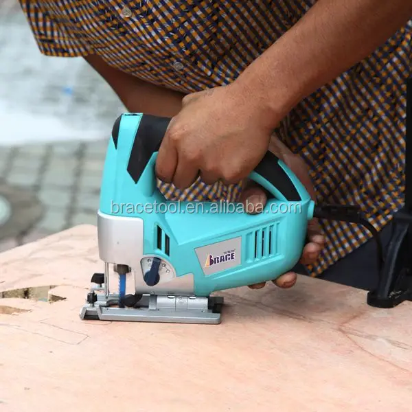 
Variable Speed 3000 Rpm Portable MIni Wood Cutting Jig Saw Machine With 80mm Cutting Ability 