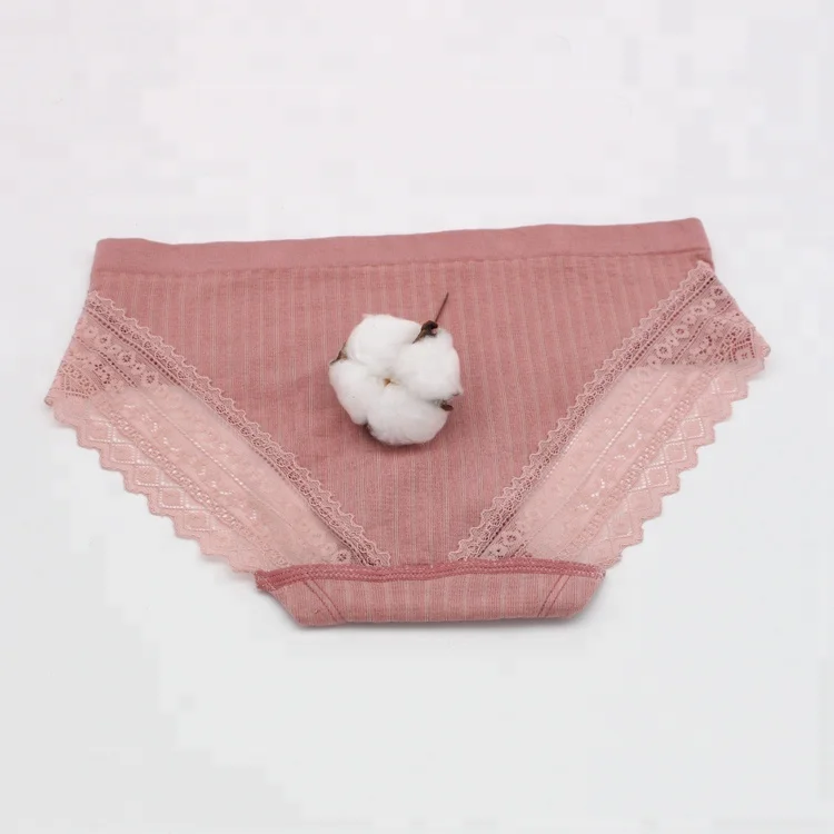 New Design Young Girl Seamless Low Waist Sexy Lace Sheer Panties Hot Sale