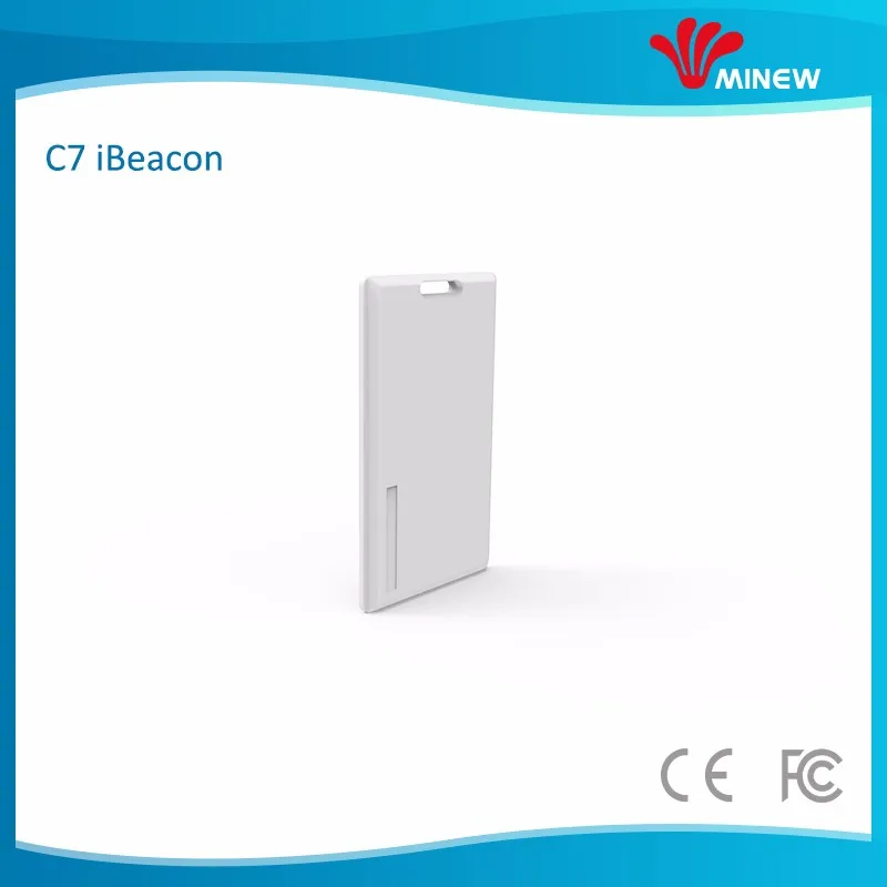 Minew C10 Card Ibeacon Waterproof Indoor & Outdoor Long Range Bluetooth 4.0 Eddystone Beacon BLE