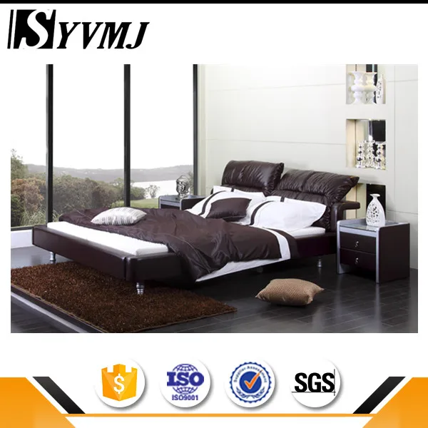 
 Хорошая цена оптом новейший дизайн Арабская Роскошная королевская мягкая кровать из искусственной кожи по низкой цене OEM  