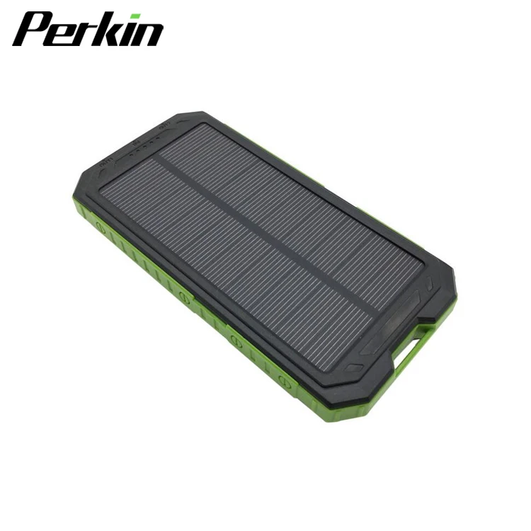2019 High capacity portable ultra thin solar power bank portable solar power bank with led light