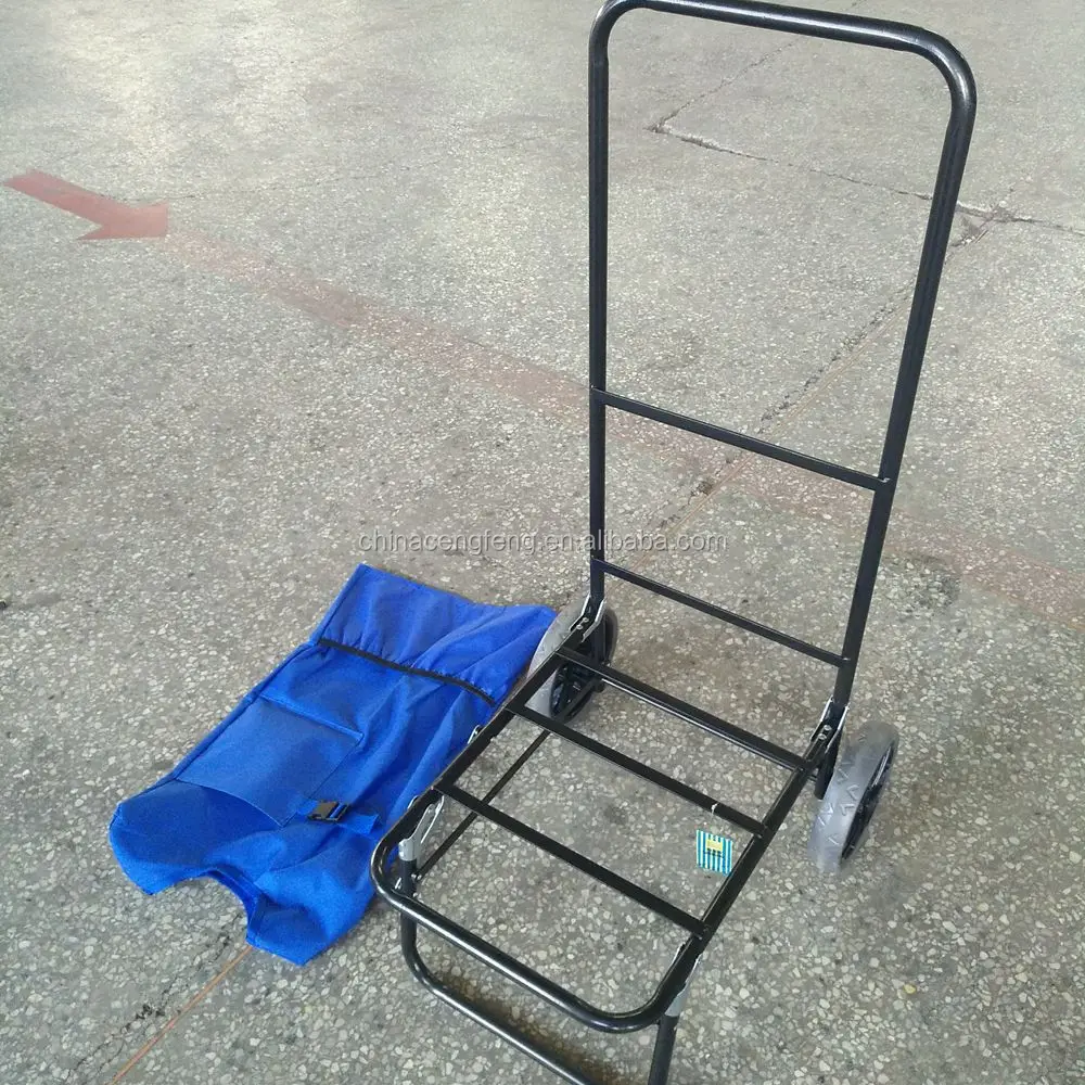 
2 wheel folding beach hand cart fishing hand trolley cart 