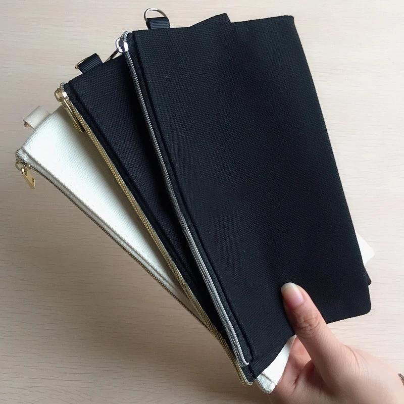 Пользовательские печатные хлопок холст косметическая сумка для туалетных принадлежностей