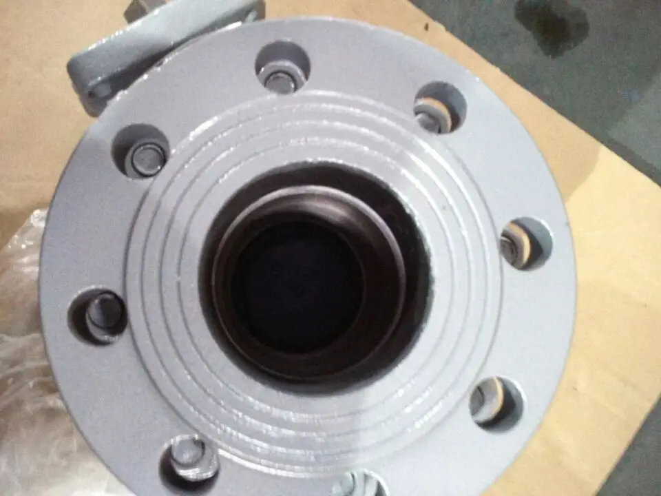 jis 10k fc200 cast iron ball valve with iso 5211 mounting pad,flange end