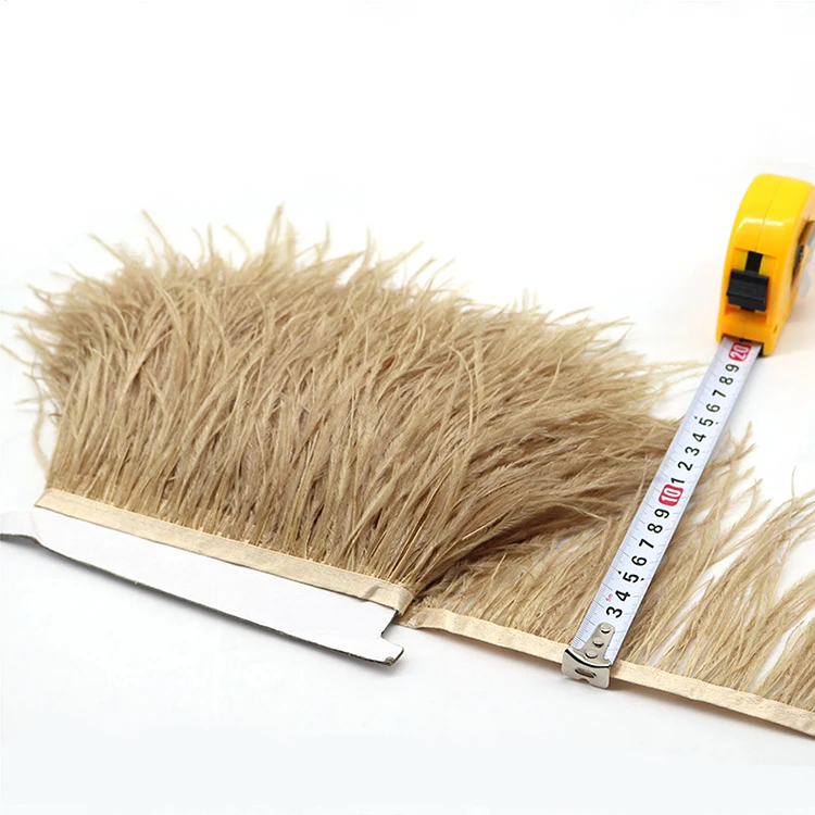 
fluffy feathers ostrich feathers for coat decoration 