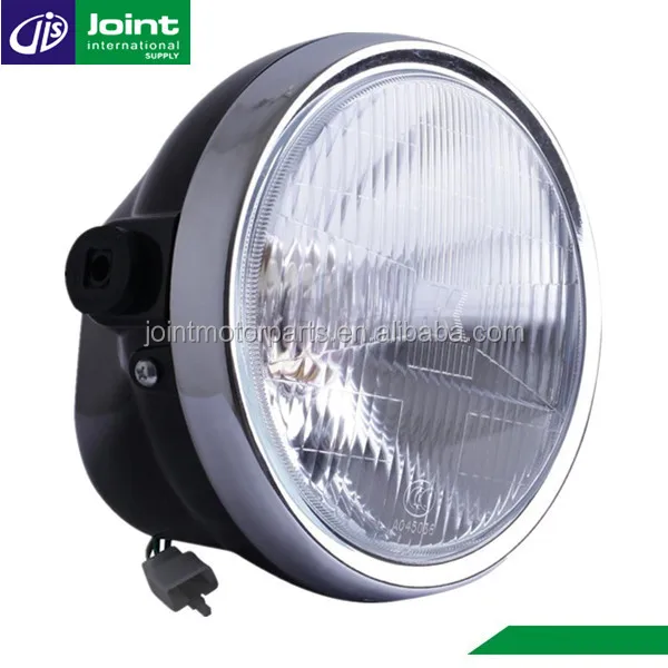 Plastic/Glass 12V 35W Motorcycle Round Headlight for Motorcycle YBR125