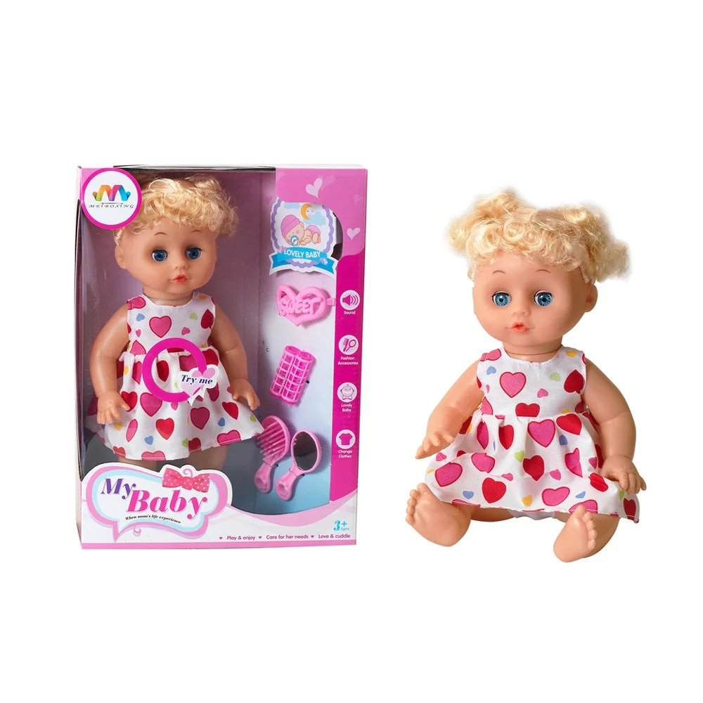 Wholesale 16 inch silicone doll for girl china vinyl realistic  alive doll baby.