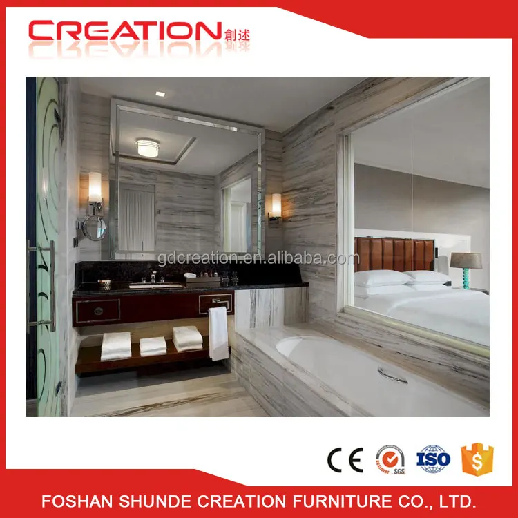 Waterproof Plywood Customized style wholesale commercial bathroom vanities
