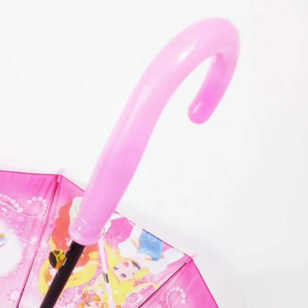 Sublimation printing lovely carton  anti drip kids umbrella