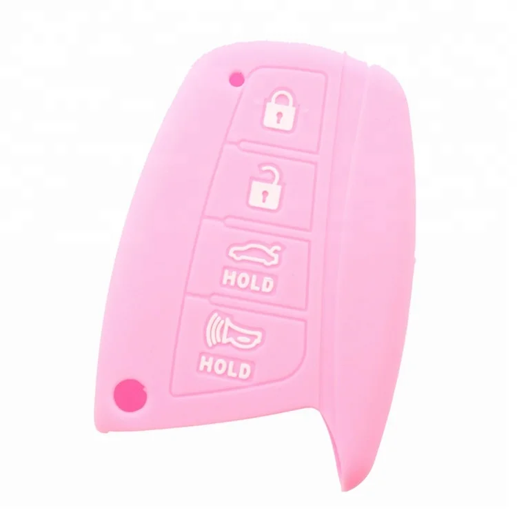 Factory Wholesale For Hyundai 4 buttons Exclusive Silicone Car Key Cover