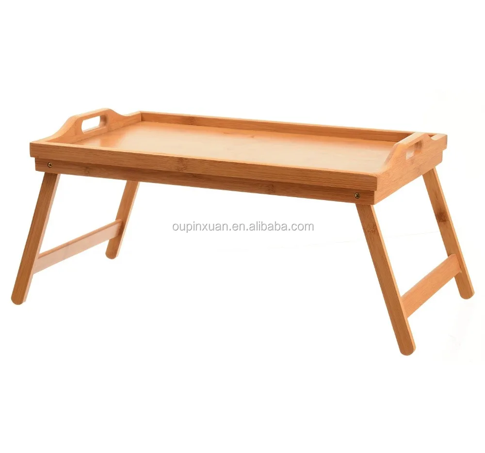 China manufacture furniture natural dining table bamboo folding table