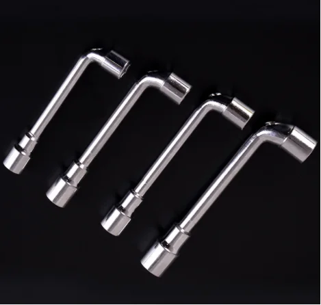 Customized  Double head Hex socket wrench/6-24mm L-shaped Hex Socket Spanner Wrench Hand Tool  Repair Tool